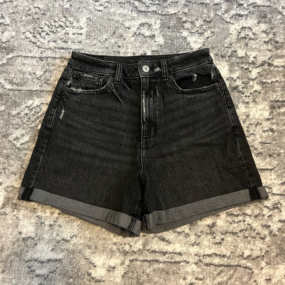 American Eagle Outfitters Black Jean Shorts